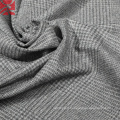 Tissu de flanelle à carreaux gris clair pour chemise